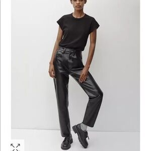 AGOLDE 90s Fitted Recycled Leather Pants